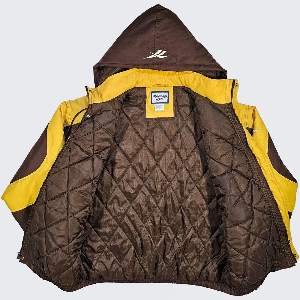 Wyoming Cowboys Vintage 90s Reebok Puffer Jacket